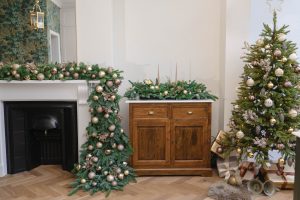 Christmas tree and Fireplace decor